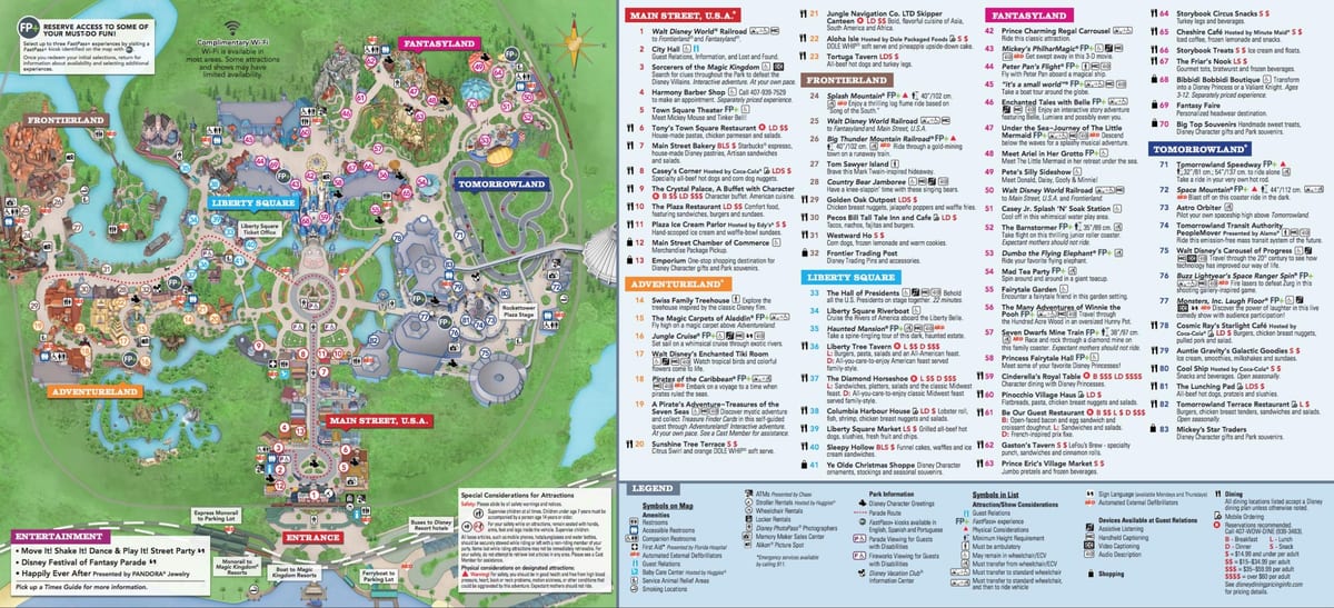 Disney World-Шидэт Вант улс газрын зураг
