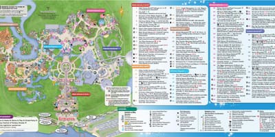 Disney Дэлхийн газрын зураг Орландо